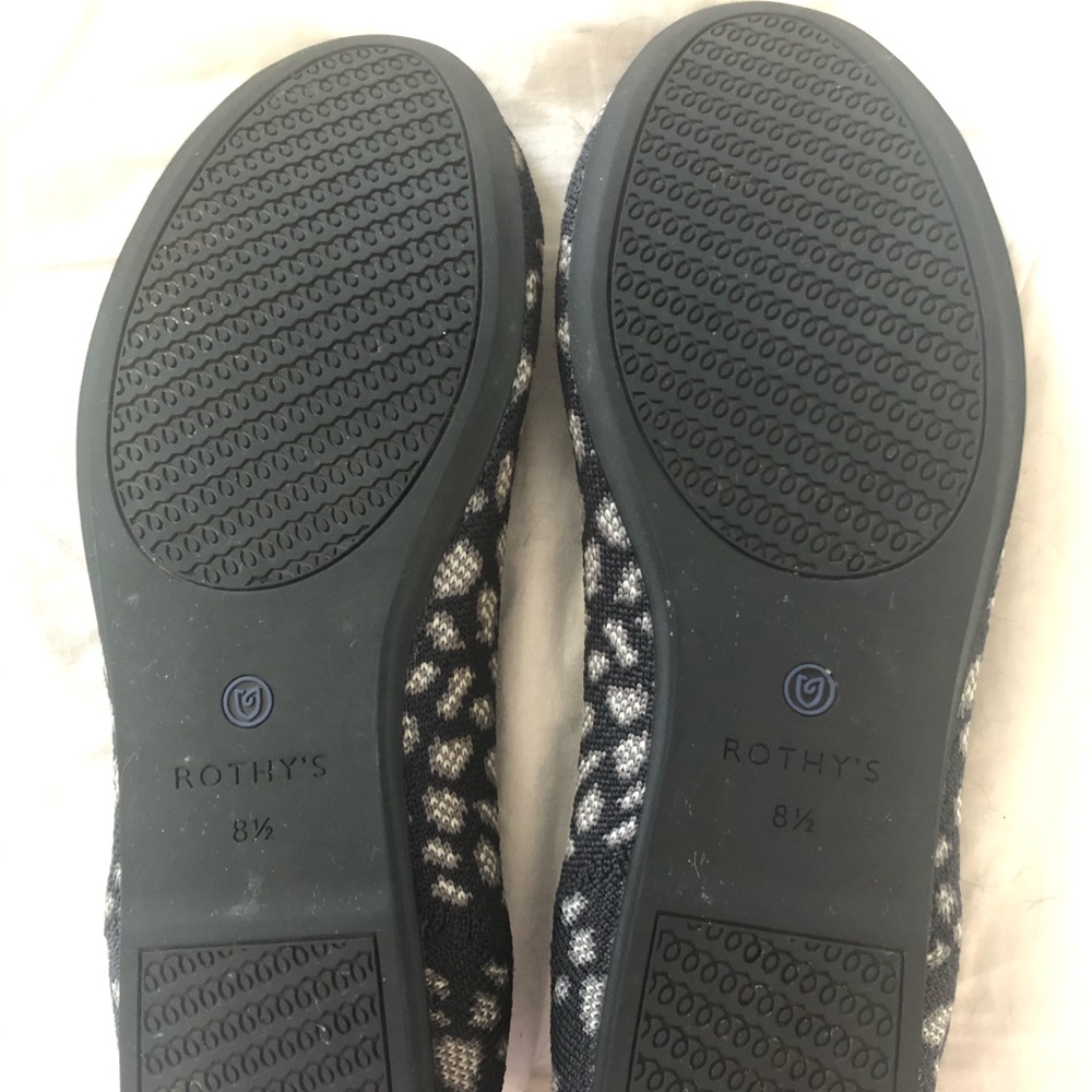 🦄 🖤 Rothy’s Charcoal Kitten Flats size 8.5 VGUC - Picture 4 of 4